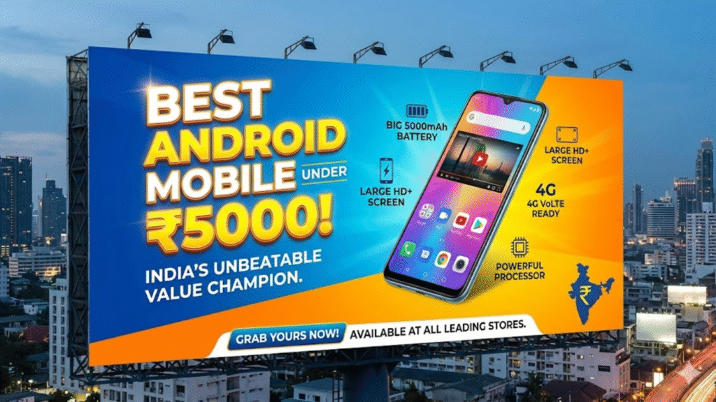 Android mobile under ₹5000